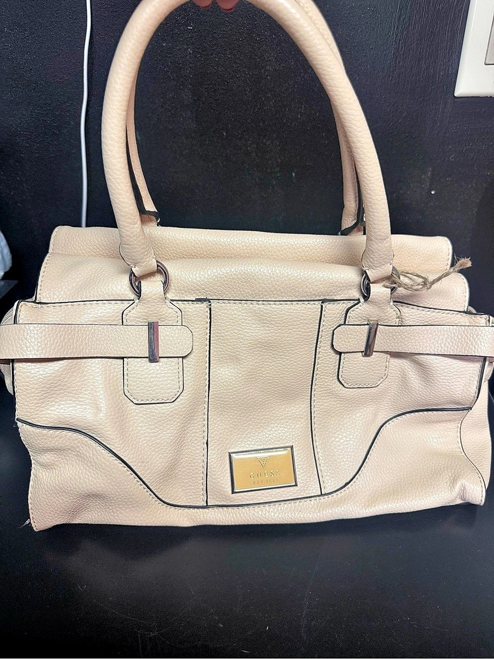 GUESS Cream Satchel